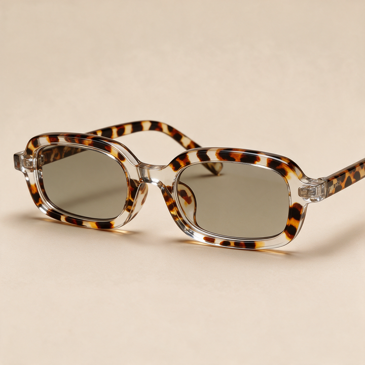 LUNA Solbriller - Klar leopard