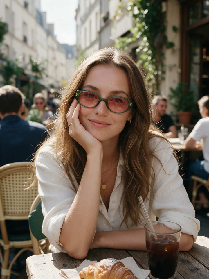SOFIA Solbriller paa model