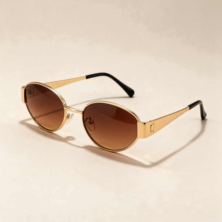 VEGA Solbriller Guld Brun