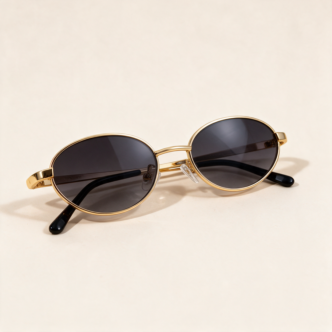 VEGA Solbriller Guld Sort